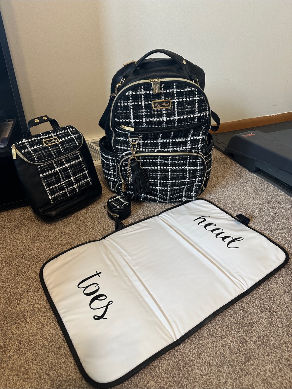 Itzy Ritzy Kelly Boss Plus Diaper Bag Backpack